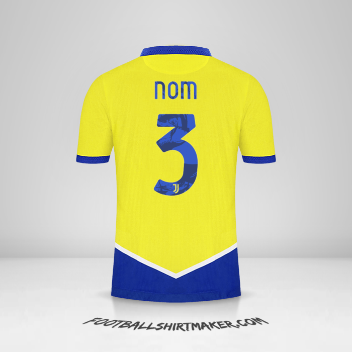 Maillot Juventus FC Cup 2021/2022 Troisième -  nom - 3
