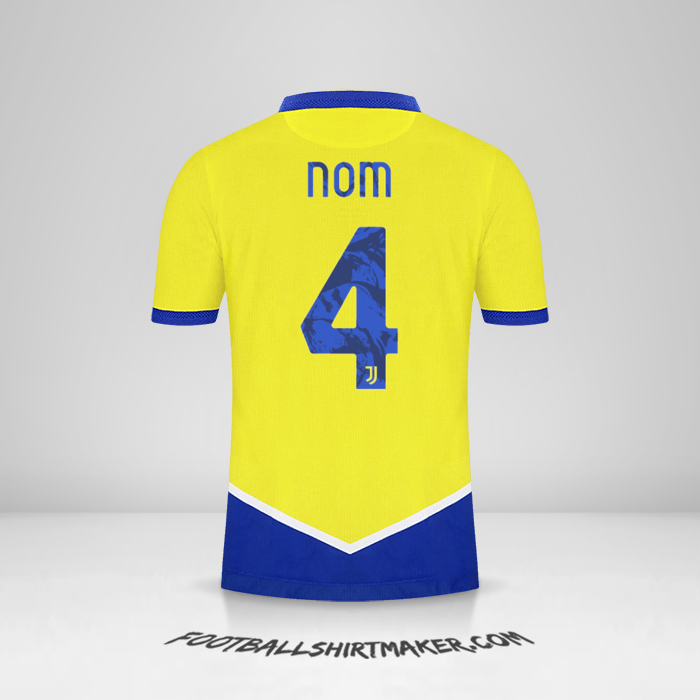 Maillot Juventus FC Cup 2021/2022 Troisième -  nom - 4