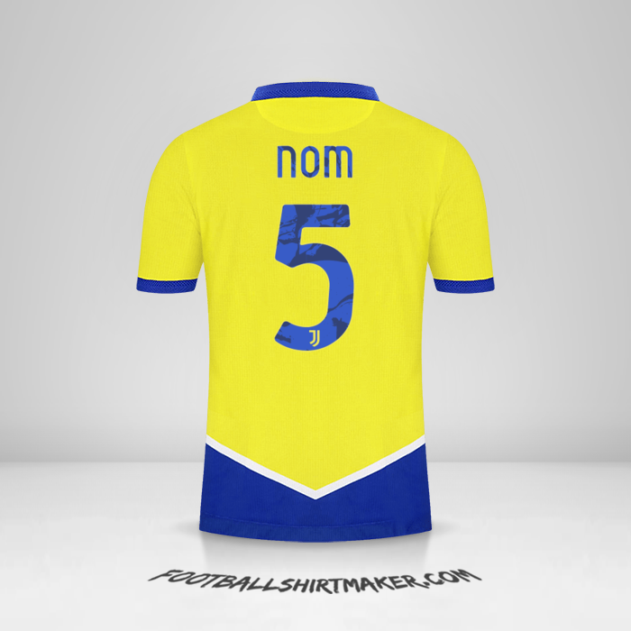 Maillot Juventus FC Cup 2021/2022 Troisième -  nom - 5