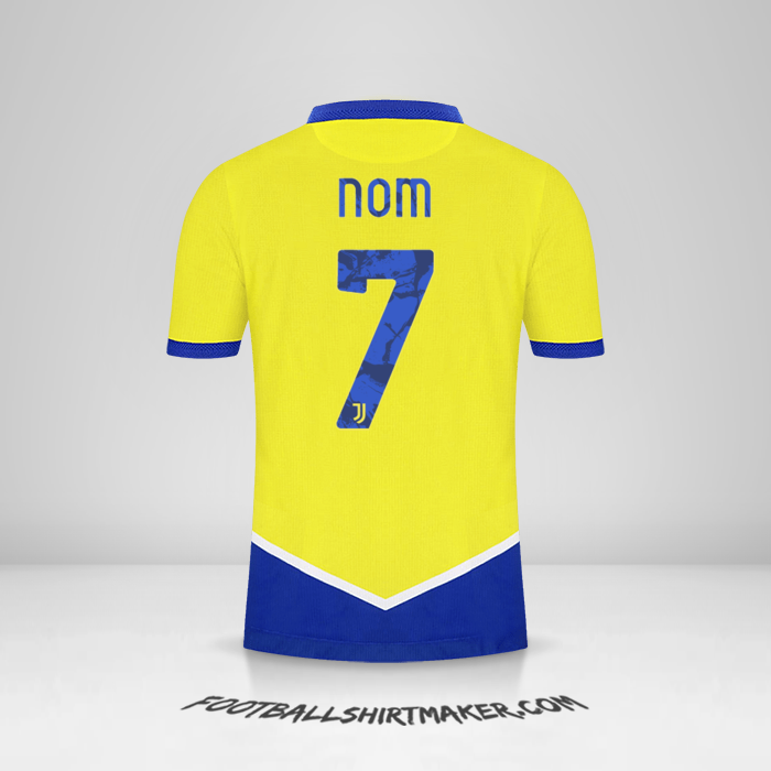 Maillot Juventus FC Cup 2021/2022 Troisième -  nom - 7