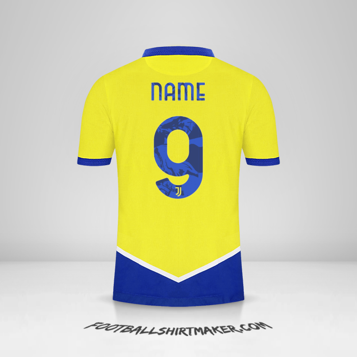 Jersey Juventus FC Cup 2021/2022 Third -  name - 9