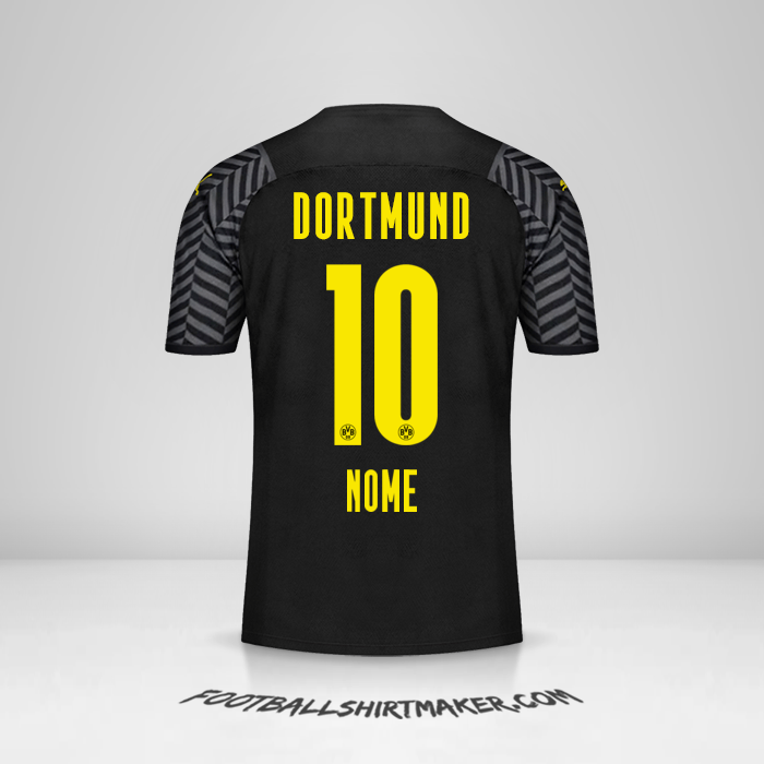 Maglia Borussia Dortmund 2021/2022 Seconda -  nome - 10