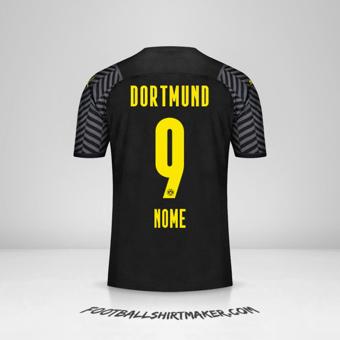 Maglia Borussia Dortmund 2021/2022 Seconda -  nome - 9
