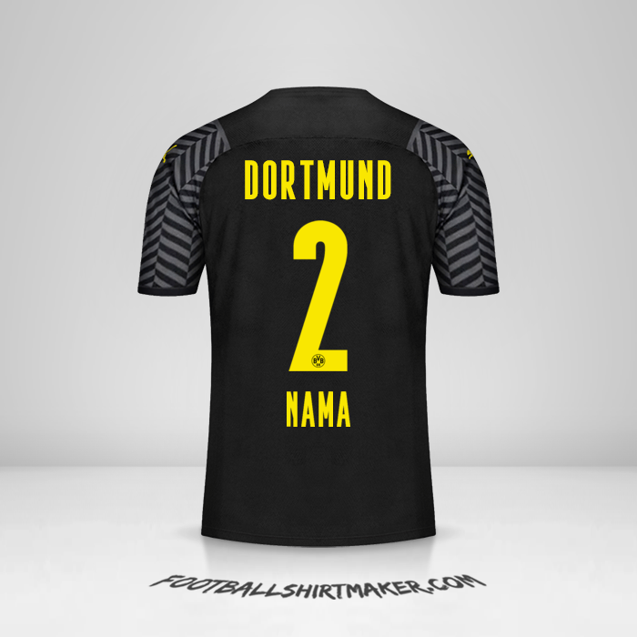 Jersey Borussia Dortmund 2021/2022 Alternatif -  nama - 2