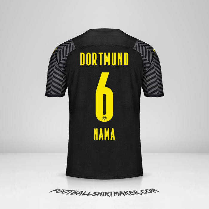 Jersey Borussia Dortmund 2021/2022 Alternatif -  nama - 6