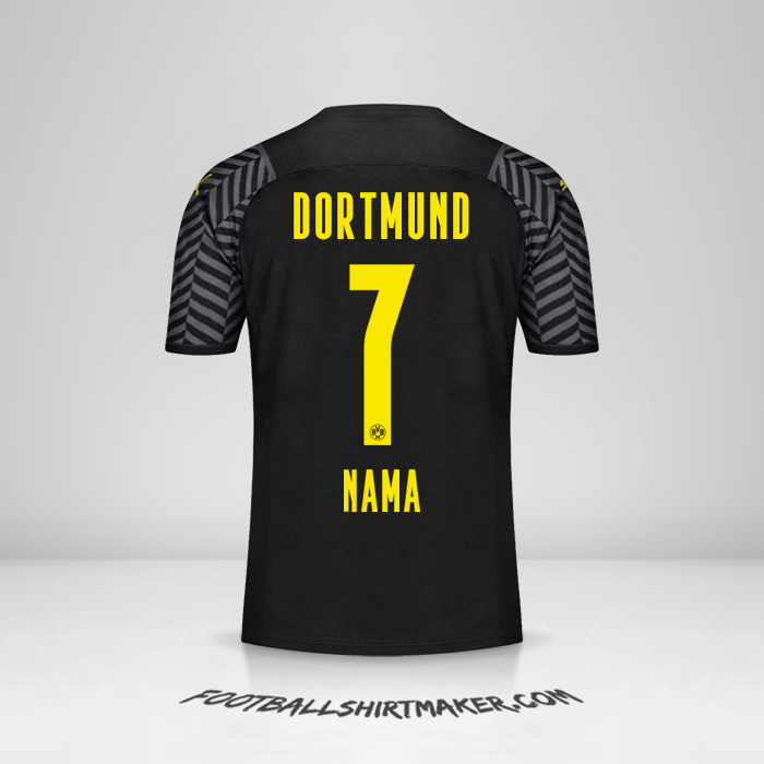 Jersey Borussia Dortmund 2021/2022 Alternatif -  nama - 7