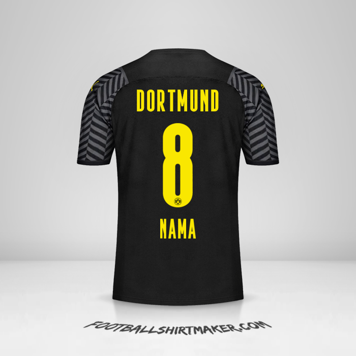 Jersey Borussia Dortmund 2021/2022 Alternatif -  nama - 8