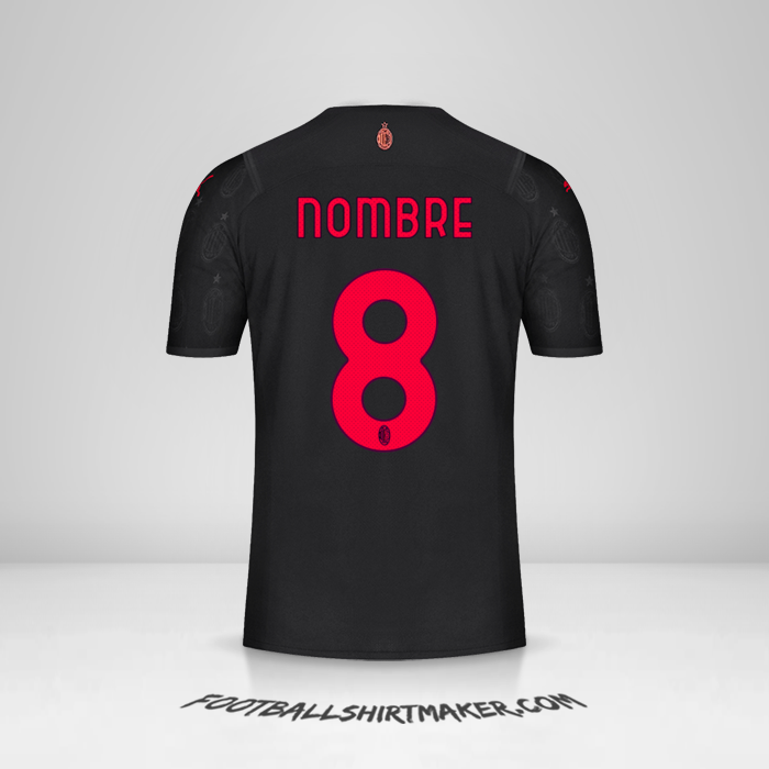 Jersey AC Milan 2021/2022 Tercera -  nombre - 8