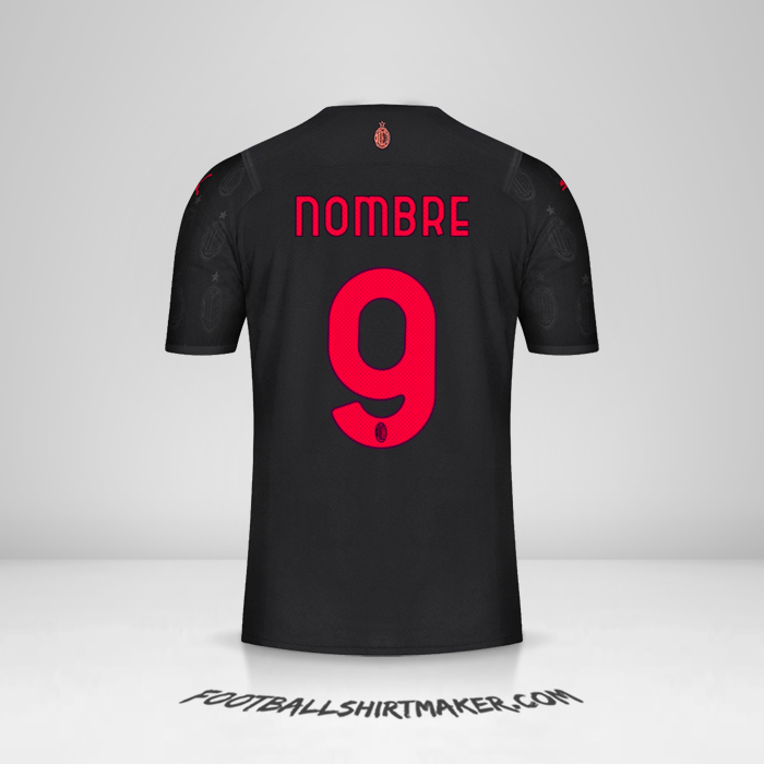 Camiseta AC Milan 2021/2022 Tercera -  nombre - 9