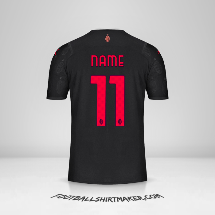 Shirt AC Milan 2021/2022 Third -  name - 11