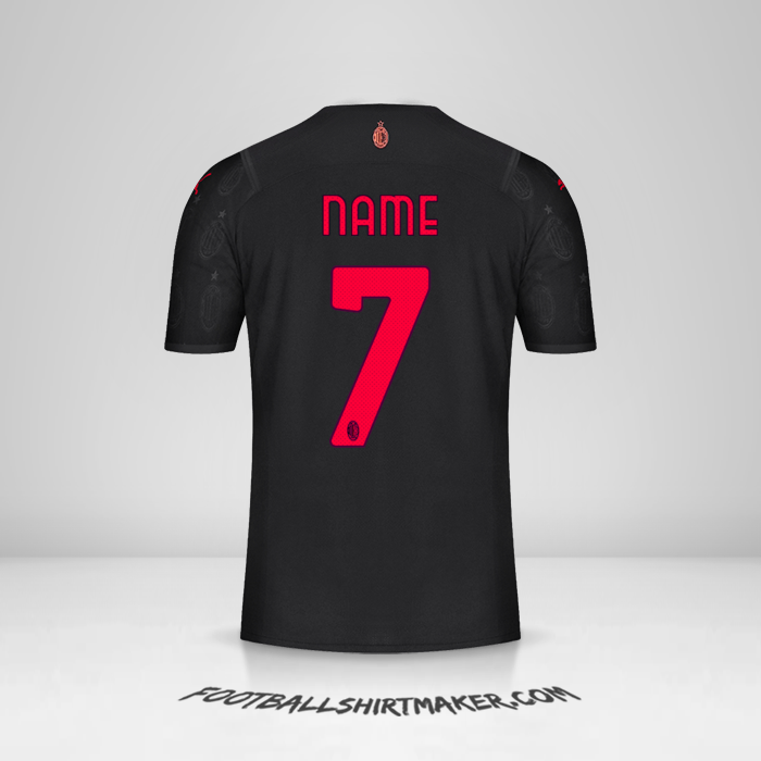 Trikot AC Milan 2021/2022 Dritte -  name - 7