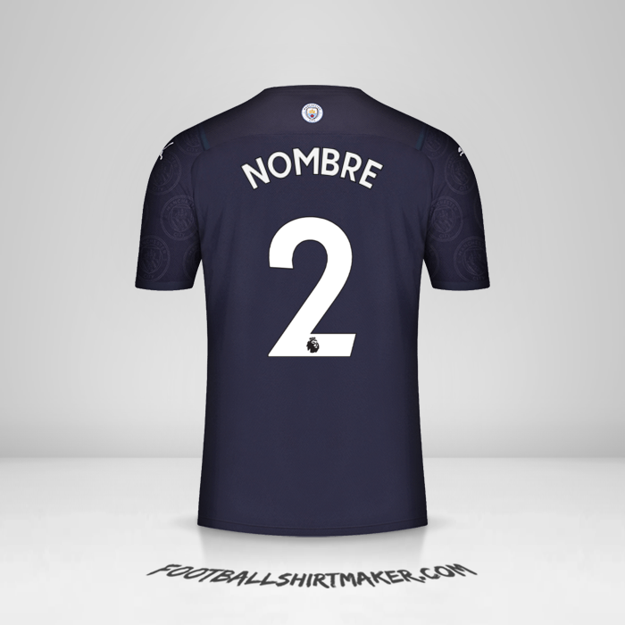 Camiseta Manchester City 2021/2022 Tercera -  nombre - 2