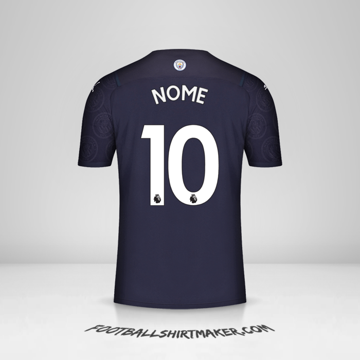 Maglia Manchester City 2021/2022 Terza -  nome - 10