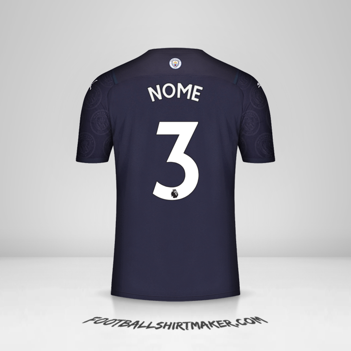 Maglia Manchester City 2021/2022 Terza -  nome - 3