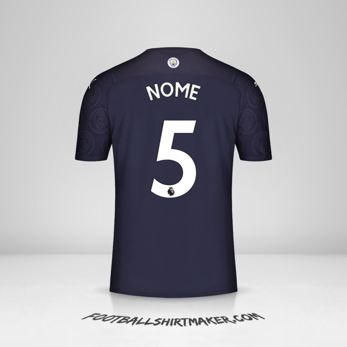 Camisa Manchester City 2021/2022 Terceira -  nome - 5
