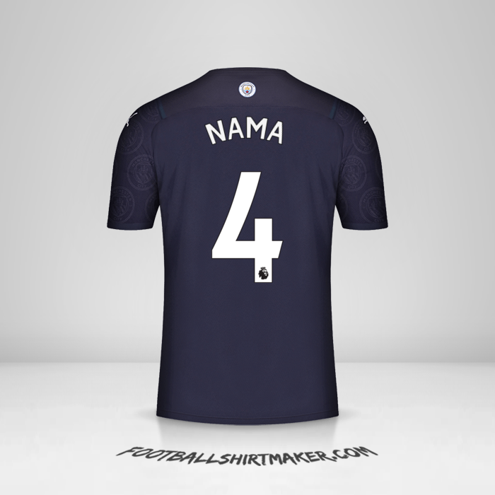 Jersey Manchester City 2021/2022 Ketiga -  nama - 4