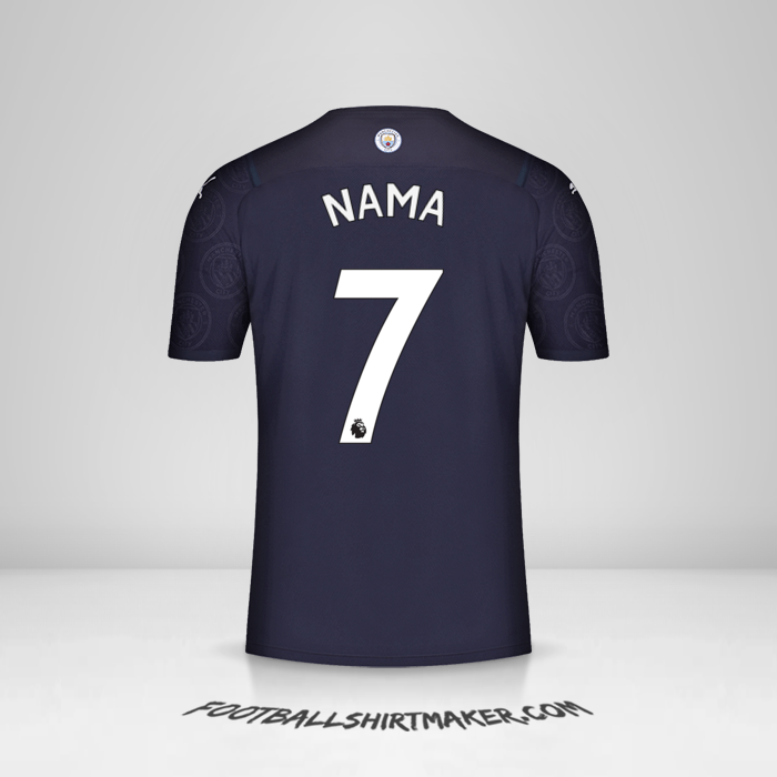 Jersey Manchester City 2021/2022 Ketiga -  nama - 7
