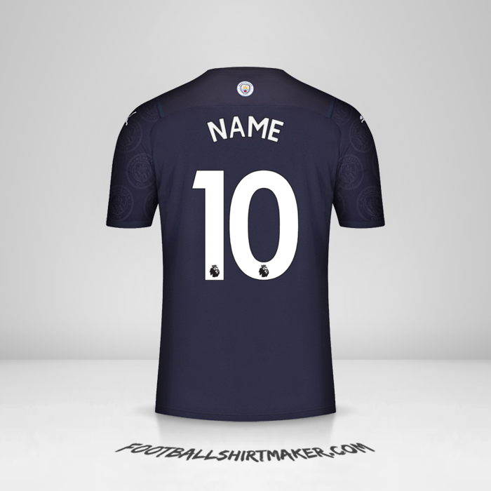 Jersey Manchester City 2021/2022 Third -  name - 10