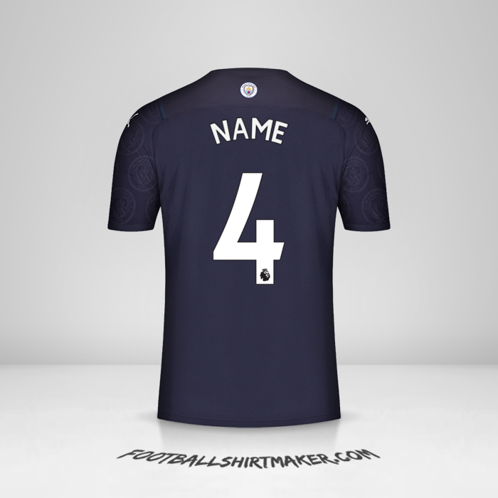 Shirt Manchester City 2021/2022 Third -  name - 4