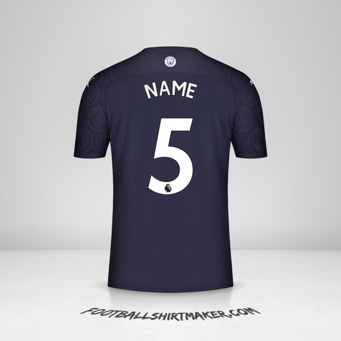 Jersey Manchester City 2021/2022 Third -  name - 5