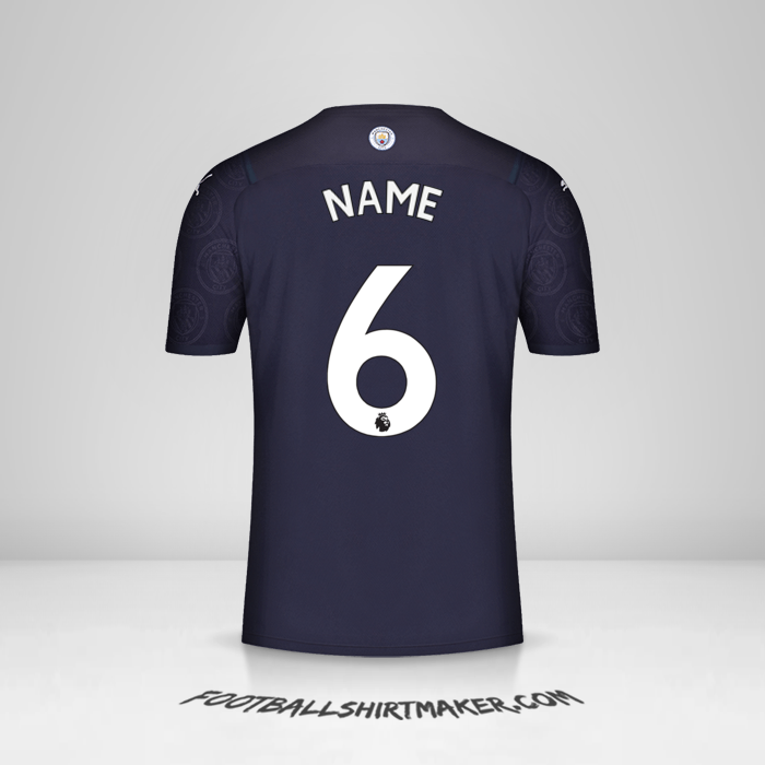 Shirt Manchester City 2021/2022 Third -  name - 6