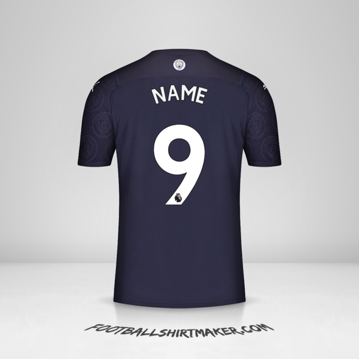 Shirt Manchester City 2021/2022 Third -  name - 9