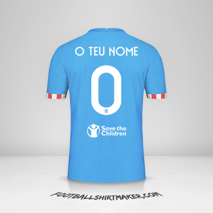 Camisola Atletico Madrid Cup 2021/2022 III -  o teu nome - 0