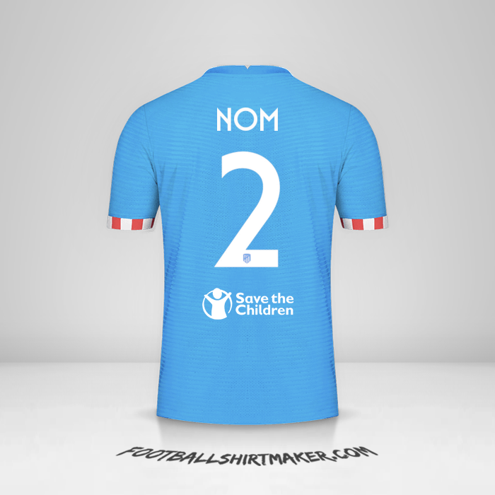 Maillot Atletico Madrid Cup 2021/2022 Troisième -  nom - 2
