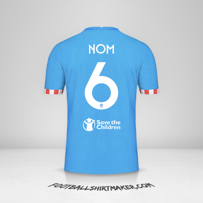 Maillot Atletico Madrid Cup 2021/2022 Troisième -  nom - 6