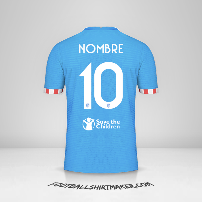 Jersey Atletico Madrid Cup 2021/2022 Tercera -  nombre - 10