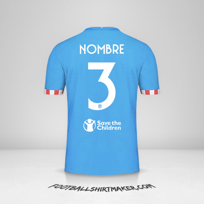 Jersey Atletico Madrid Cup 2021/2022 Tercera -  nombre - 3