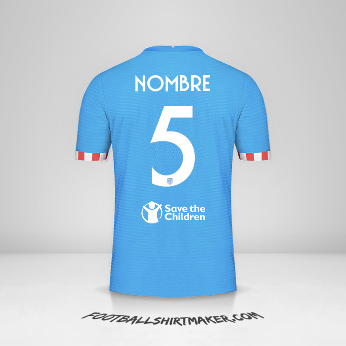 Jersey Atletico Madrid Cup 2021/2022 Tercera -  nombre - 5