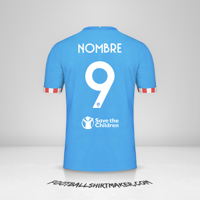 Camiseta Atletico Madrid Cup 2021/2022 Tercera -  nombre - 9