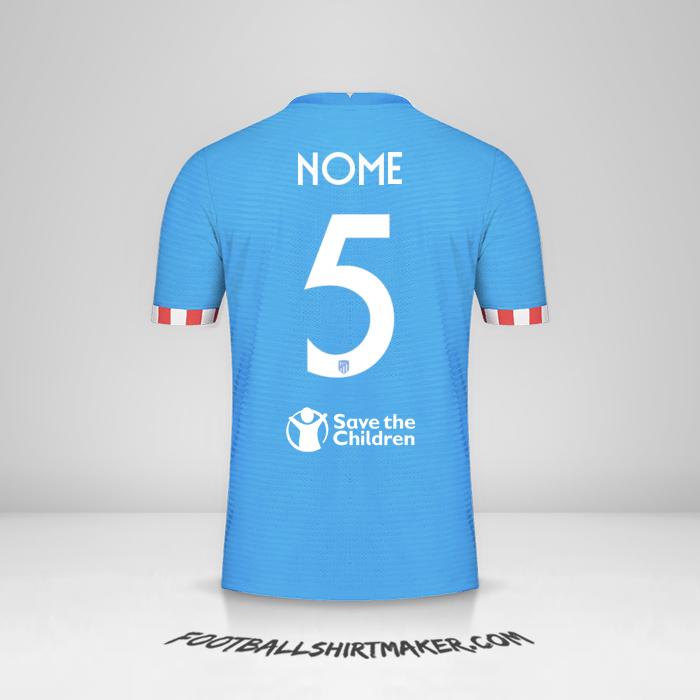 Maglia Atletico Madrid Cup 2021/2022 Terza -  nome - 5