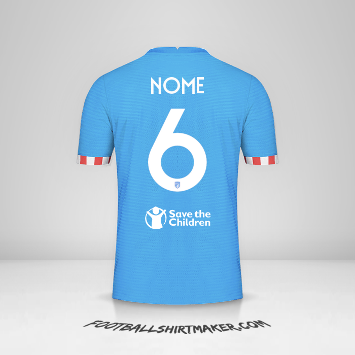 Camisa Atletico Madrid Cup 2021/2022 Terceira -  nome - 6