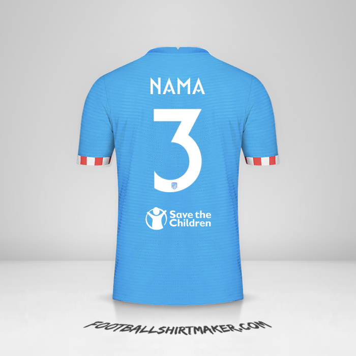 Jersey Atletico Madrid Cup 2021/2022 Ketiga -  nama - 3
