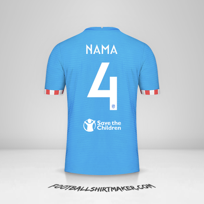 Jersey Atletico Madrid Cup 2021/2022 Ketiga -  nama - 4