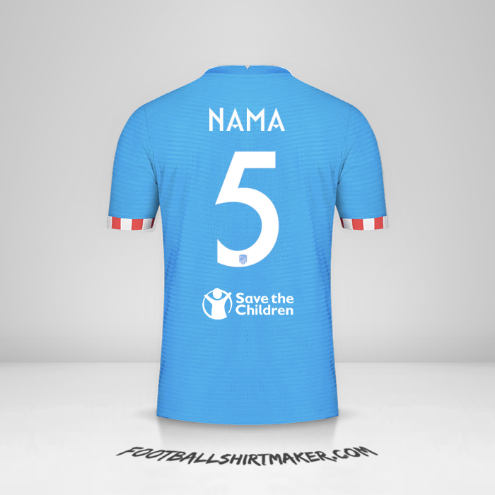 Jersey Atletico Madrid Cup 2021/2022 Ketiga -  nama - 5