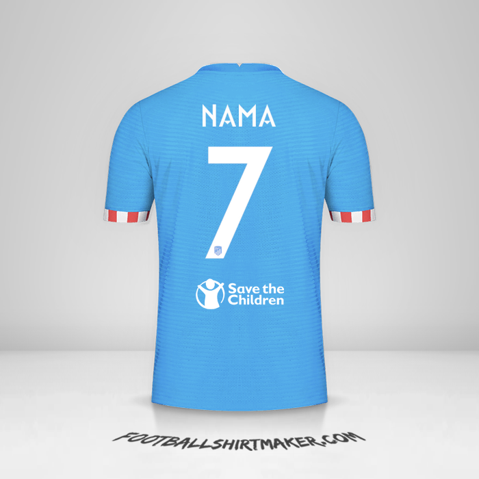 Jersey Atletico Madrid Cup 2021/2022 Ketiga -  nama - 7