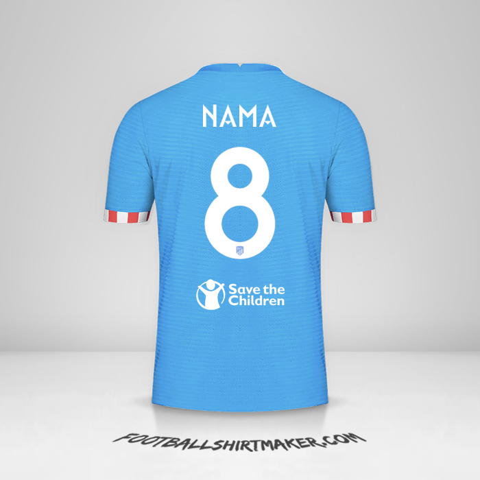 Jersey Atletico Madrid Cup 2021/2022 Ketiga -  nama - 8
