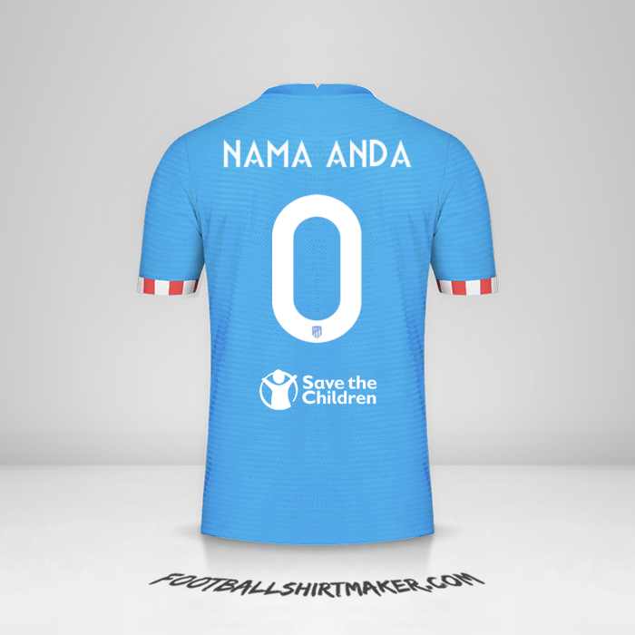 Jersey Atletico Madrid Cup 2021/2022 III -  nama anda - 0