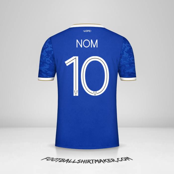 Maillot Leicester City FC Cup 2021/2022 -  nom - 10