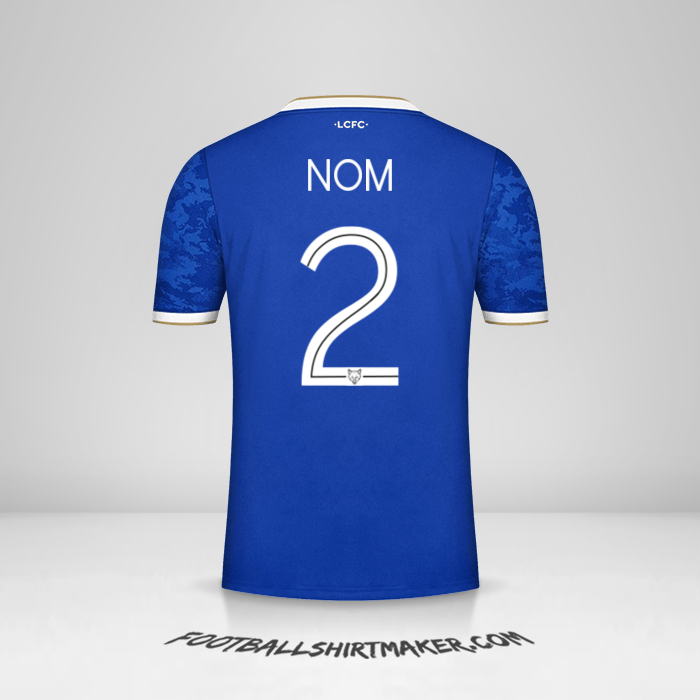 Maillot Leicester City FC Cup 2021/2022 -  nom - 2