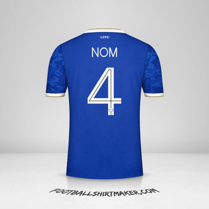 Maillot Leicester City FC Cup 2021/2022 -  nom - 4