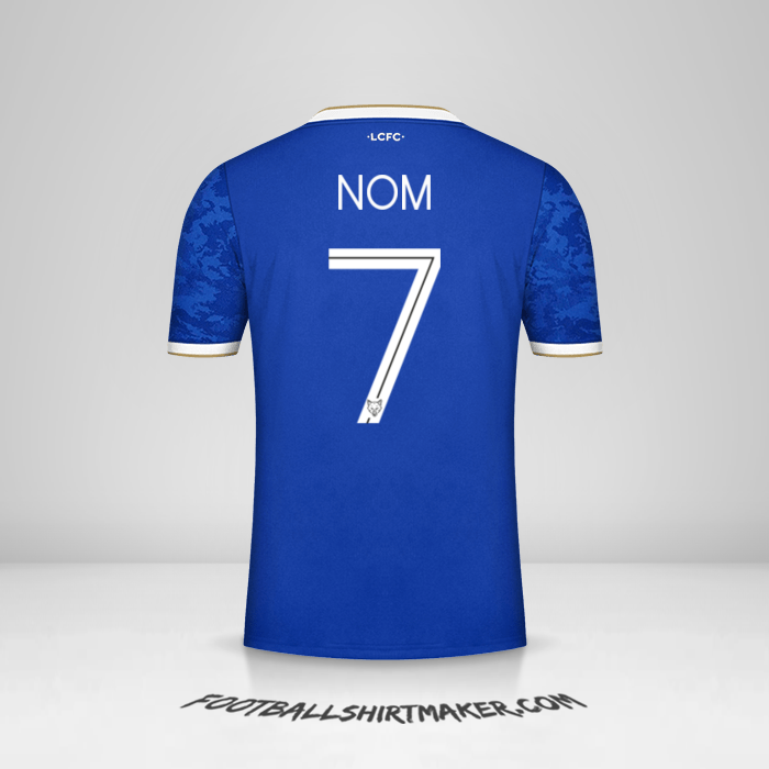 Maillot Leicester City FC Cup 2021/2022 -  nom - 7