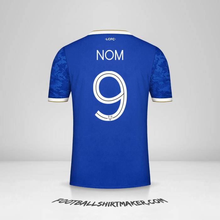 Maillot Leicester City FC Cup 2021/2022 -  nom - 9