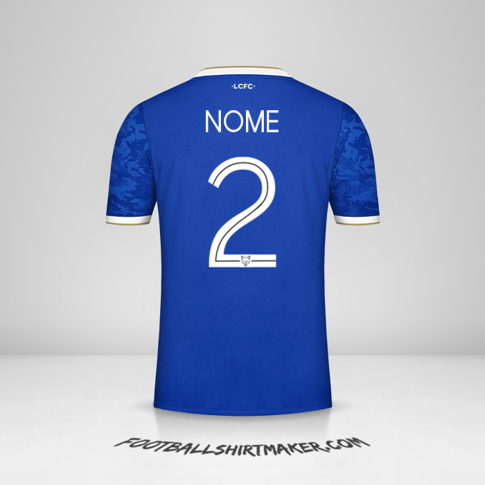 Maglia Leicester City FC Cup 2021/2022 -  nome - 2
