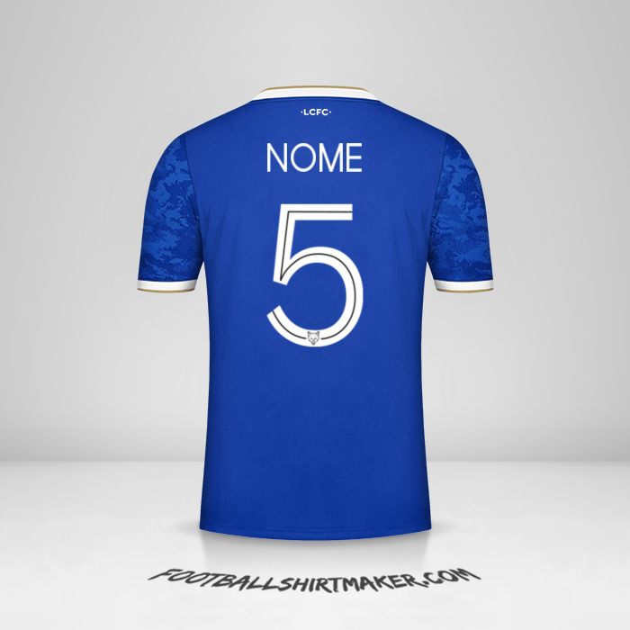 Camisa Leicester City FC Cup 2021/2022 -  nome - 5