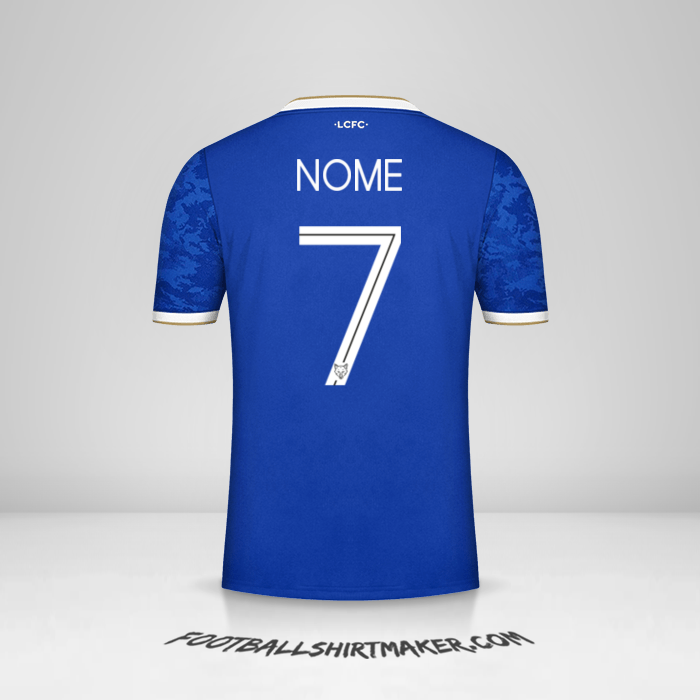 Camisa Leicester City FC Cup 2021/2022 -  nome - 7