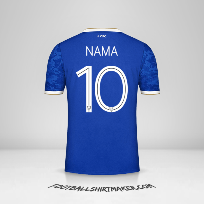 Jersey Leicester City FC Cup 2021/2022 -  nama - 10